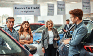 Imagem ilustrativa sobre financiamento de carros para negativados, destacando opções de compra mesmo com restrições no nome.