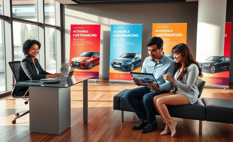 Imagem ilustrativa de financiamento de carro com banco.