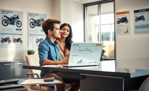 Imagem representativa sobre como conseguir financiamento de moto com aprovação rápida.